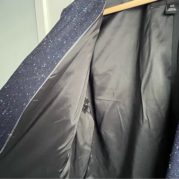 Banana Republic Speckled Blue Tweed Blazer - Picture 8 of 9